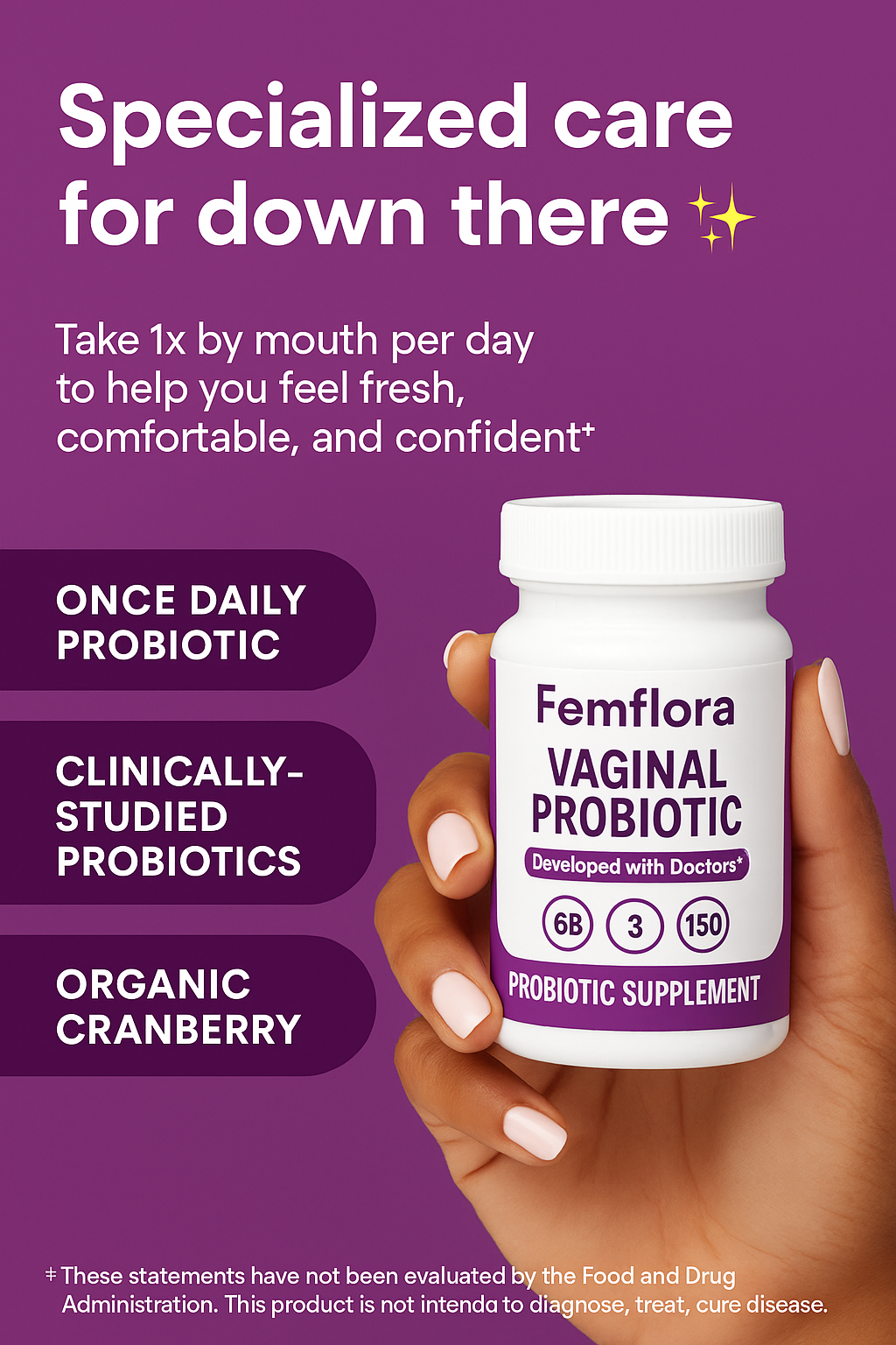 Femflora Natural Vaginal Probiotic